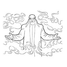Yokai of Disney from Big Hero 6 coloring page