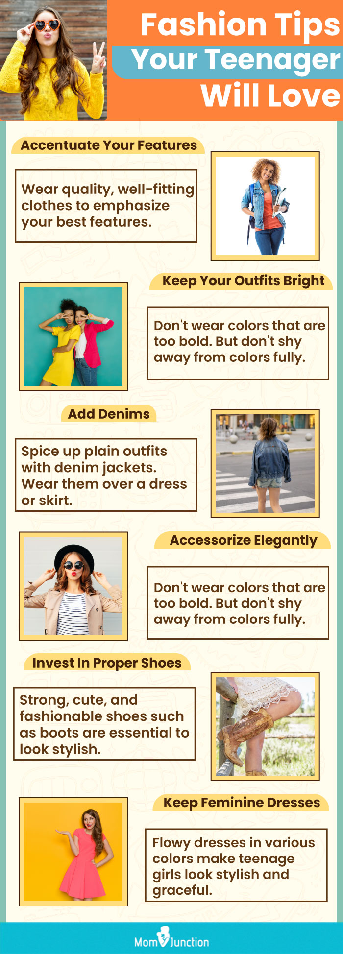 fashion tips your teenage will love (infographic)
