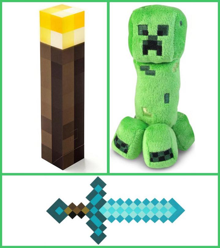 8-Bit Block Playsets : minecraft toy