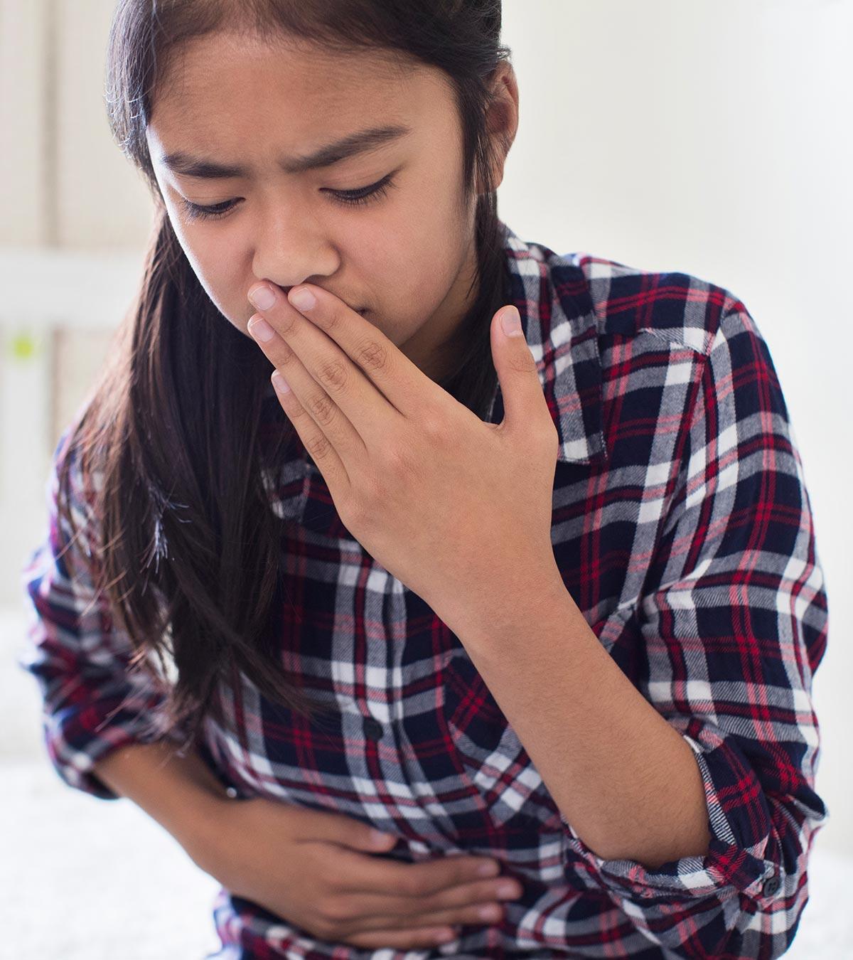 Child Vomiting Due To Illness