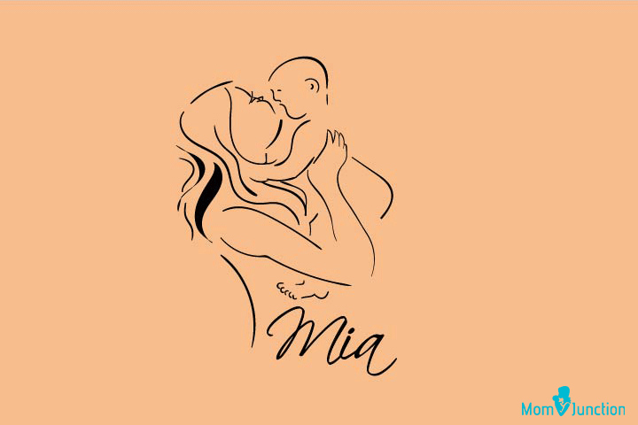 Tattoo idea for the name Mia