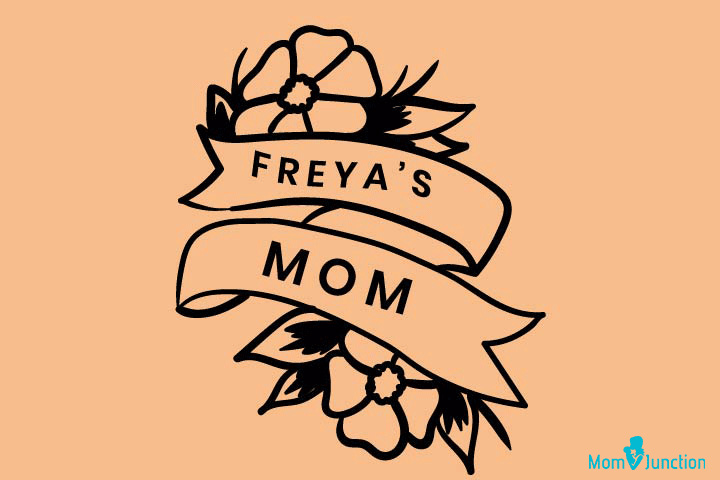 Tattoo idea for the name Freya