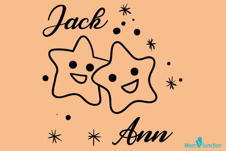 Tattoo idea for the name Jack/Ann