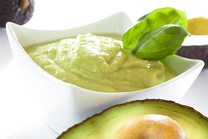 Avocado baby food recipes, chicken and avocado puree