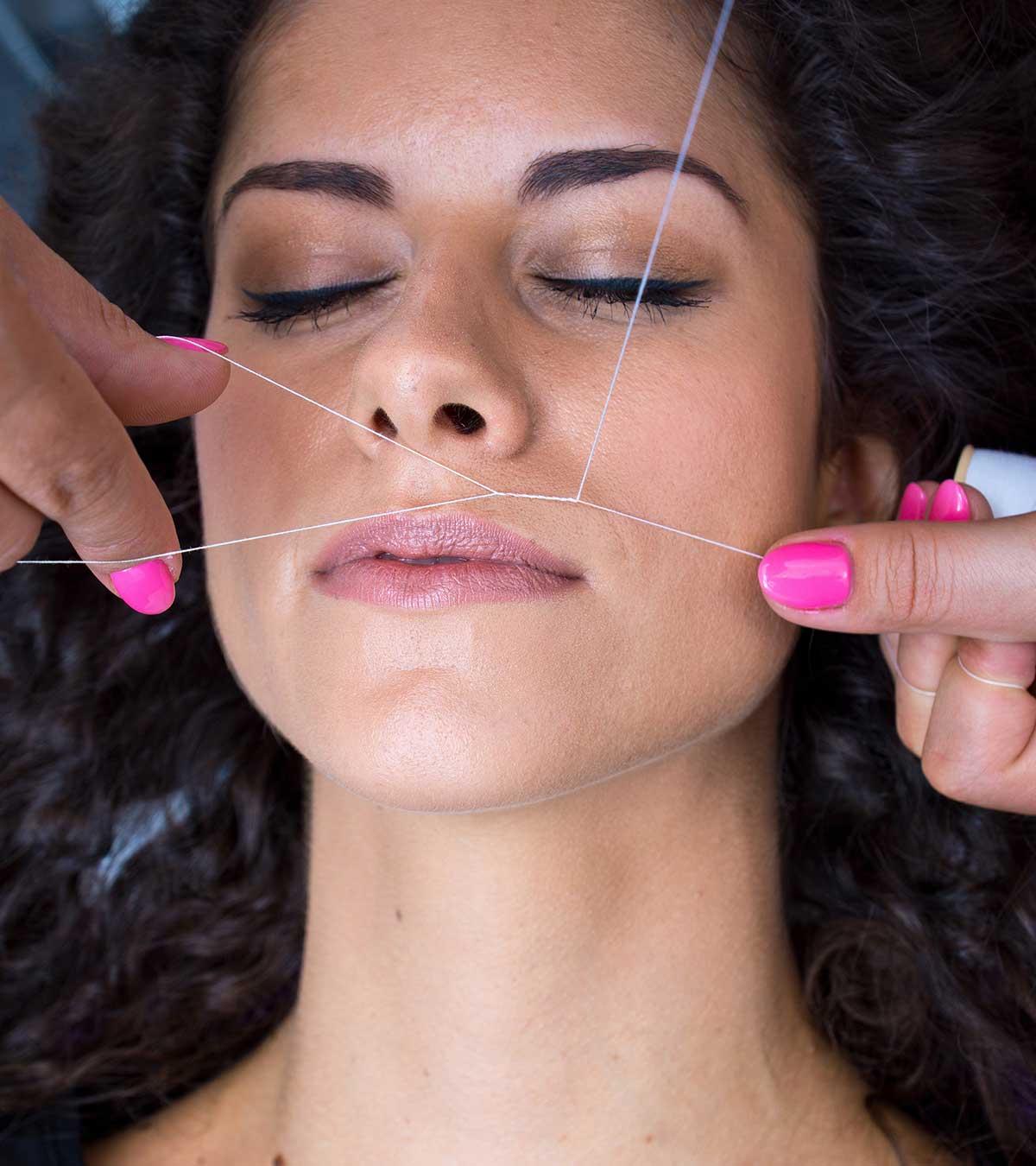 Removing Facial Hair From Teenage Girl