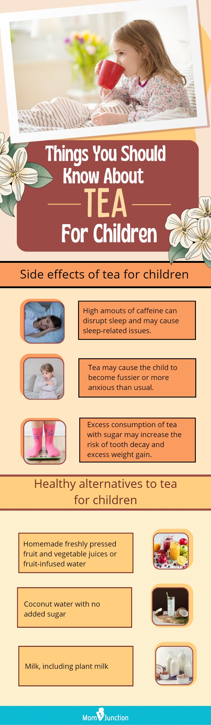 things you should know about tea for children (infographic)