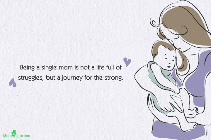 A journey for the strong, single moms quote