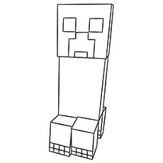 Minecraft Creeper Coloring Pages