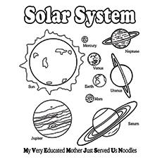 20 Solar System Coloring Pages For Your Little Ones