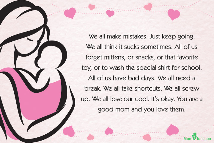 We all make mistakes, single moms quote