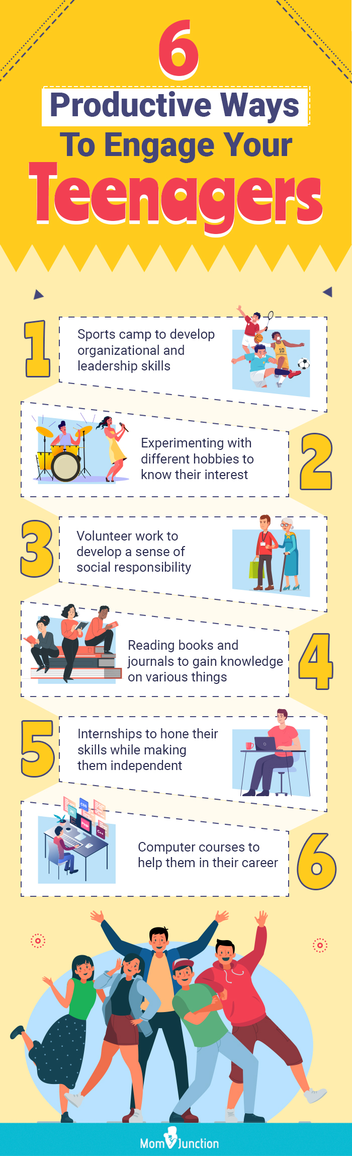 ways to engage your teenagers (infographic)