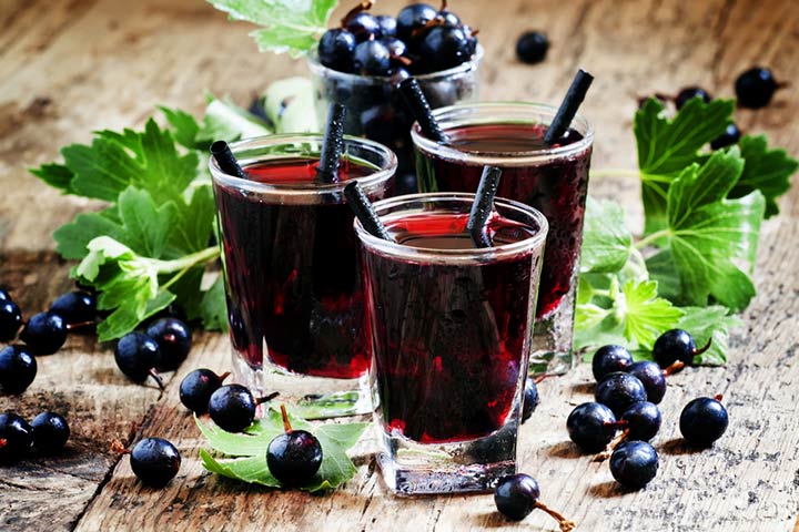 Blackcurrant cordial, non-alcoholic cocktail recipes for kids
