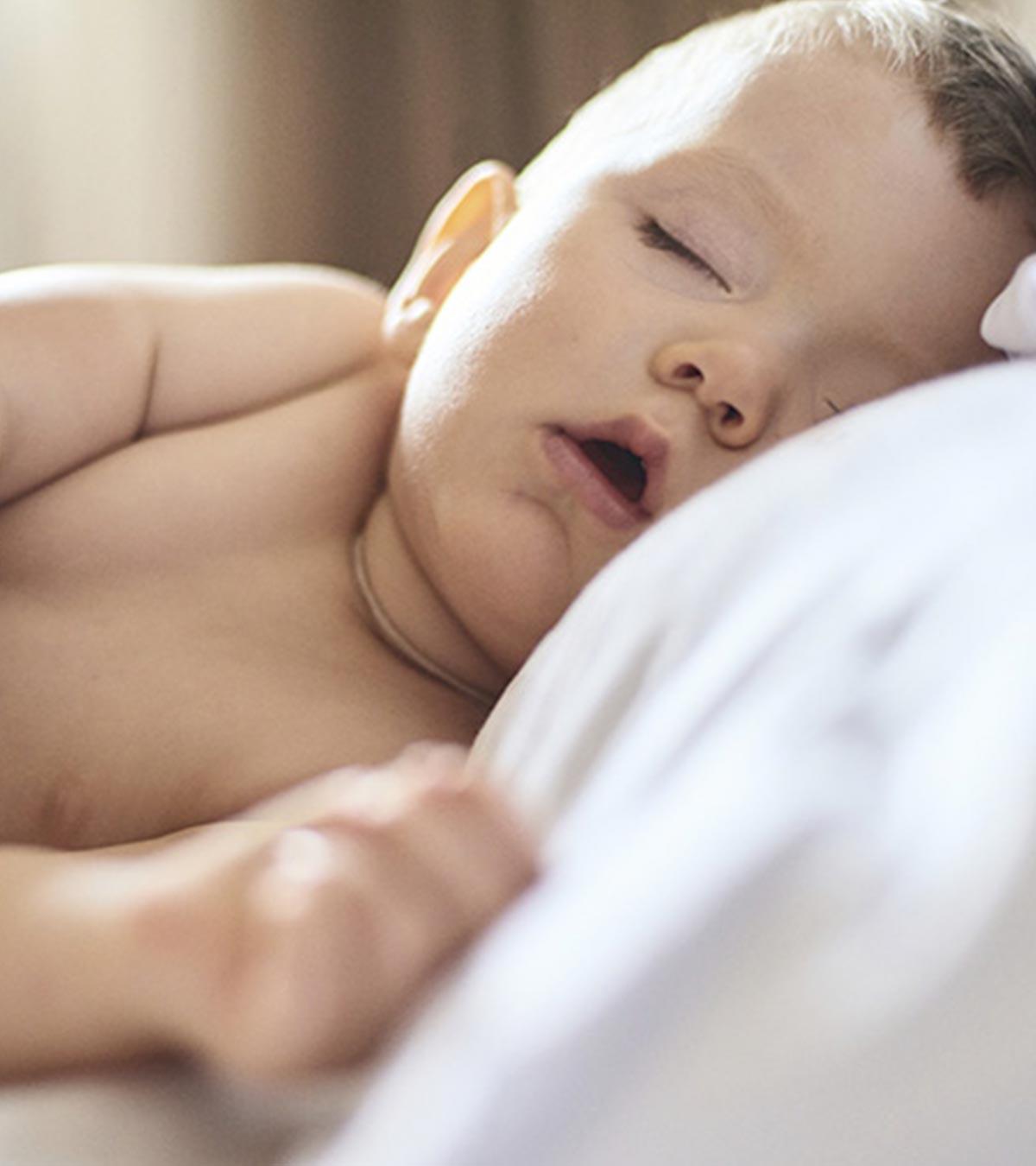 Baby Sleeping, Representing Breathing Patterns Of Baby