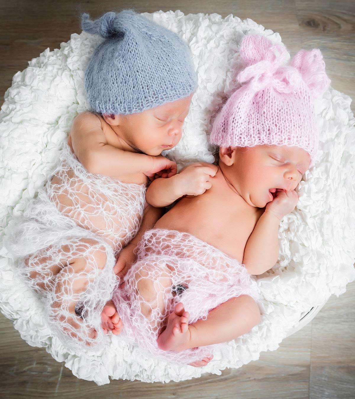 Twin Baby Boy And Gi