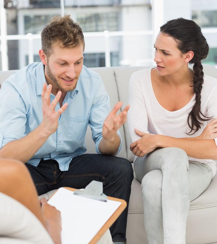 A Couple In Marriage Counseling