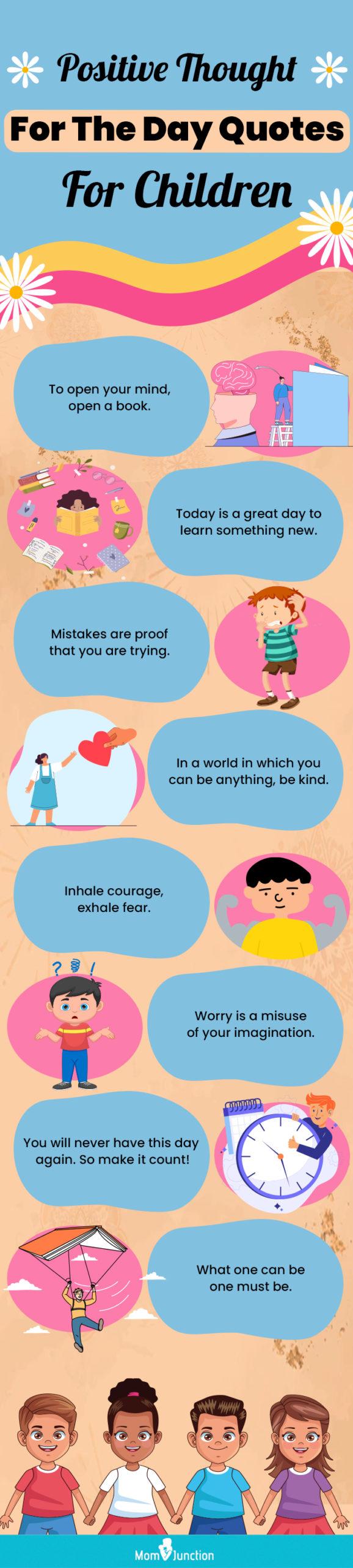 positive attitude quotes for kids