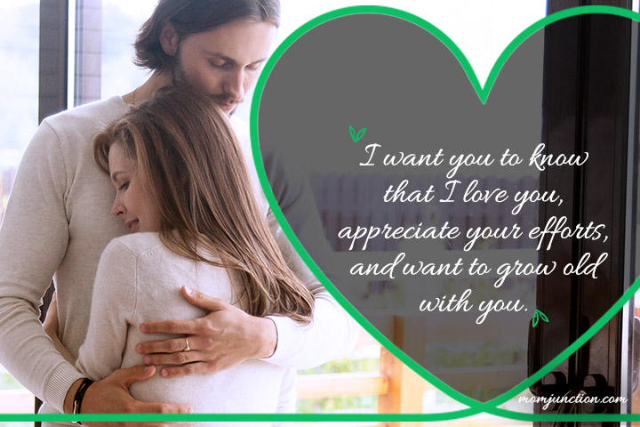 I want you to know that I love you, love quotes for husband