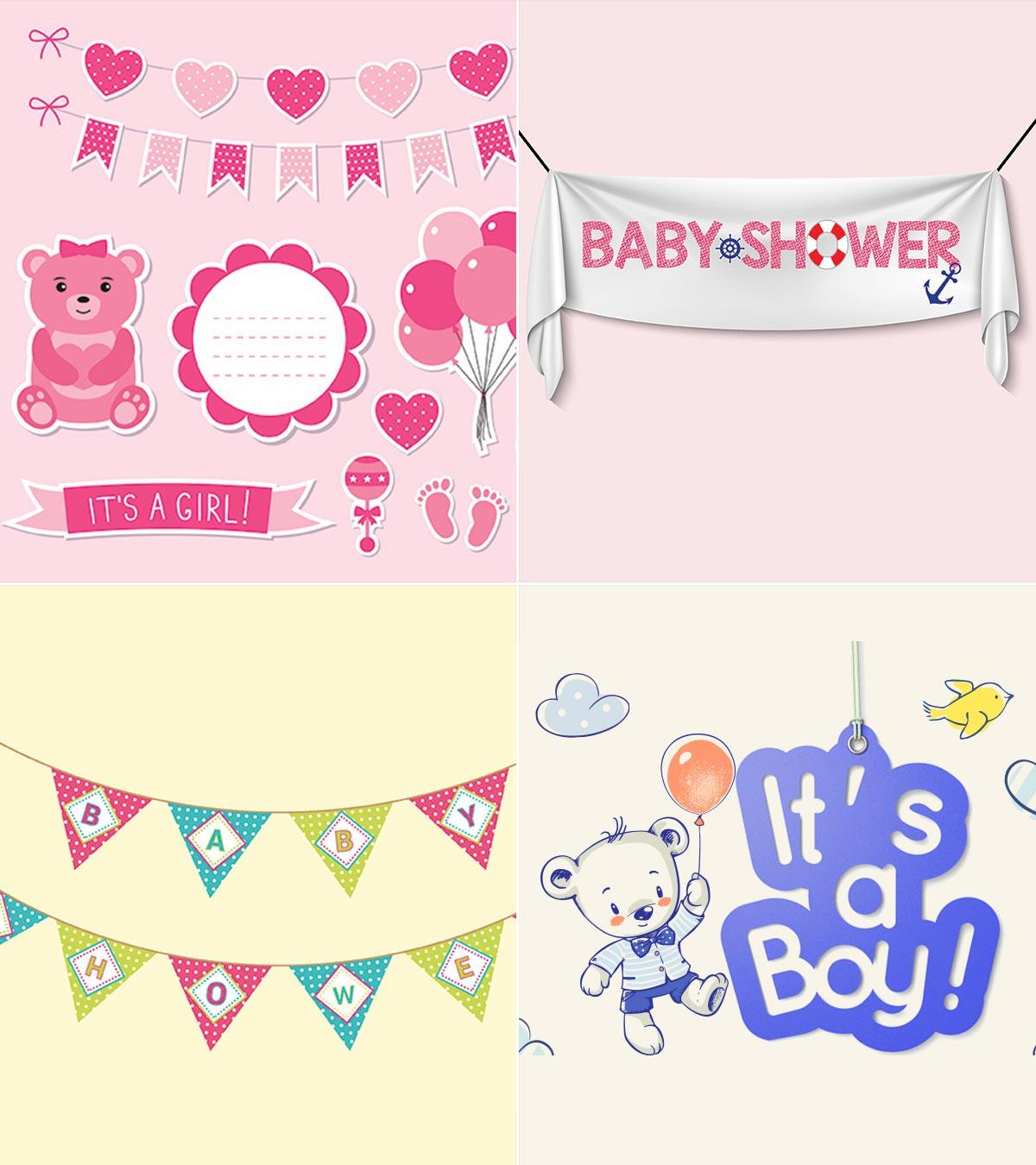 Attractive Baby Shower Banner Decorations