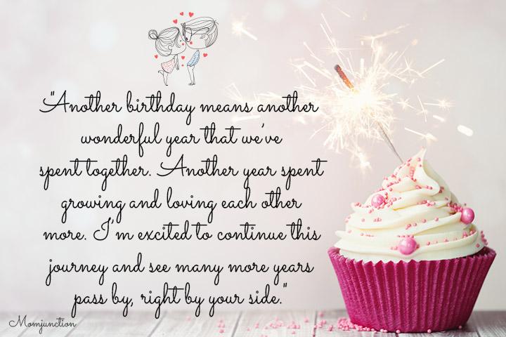 Happy birthday husband message