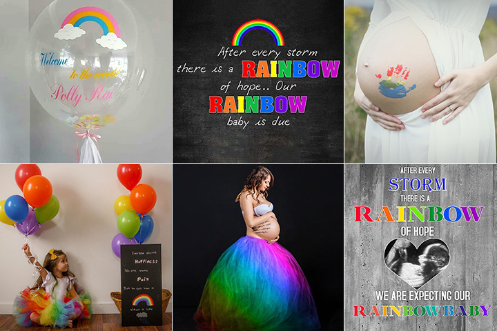 Creative ways to announce a rainbow baby's arrival
