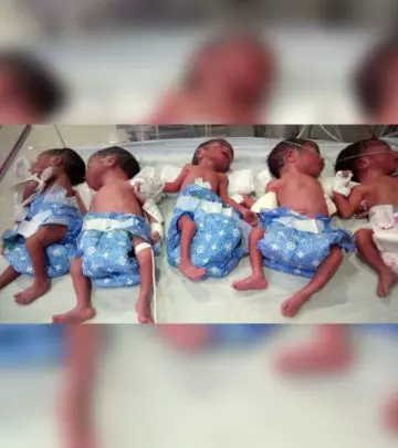 Mom Delivers 5 Babies In 30 Minutes Without A C-Section