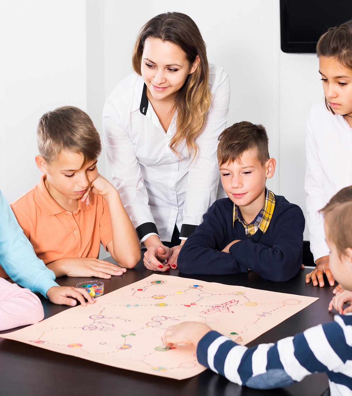Kids are playing