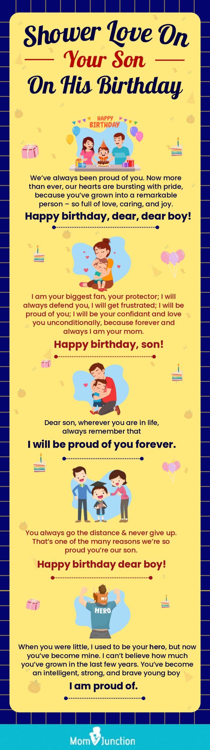 101 Heartwarming Happy Birthday Wishes For Son