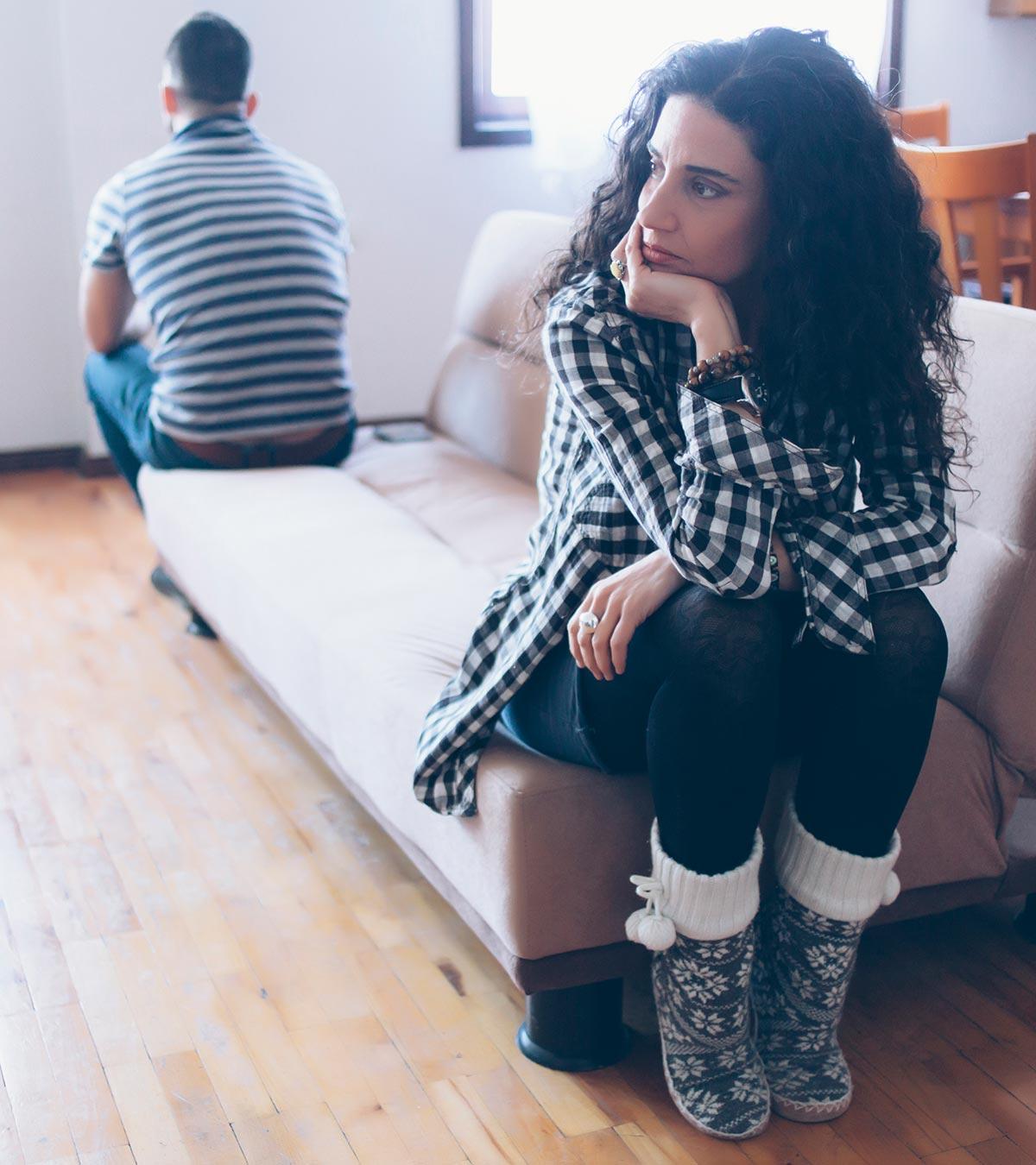 Couple Representing Taking A Break In A Relationship