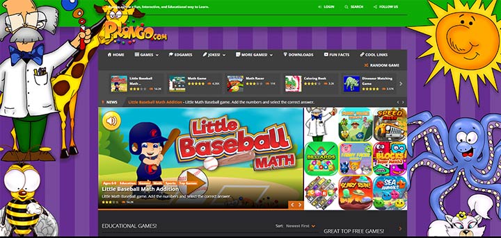 6 Websites to Play Free Fun Online Games for Kids