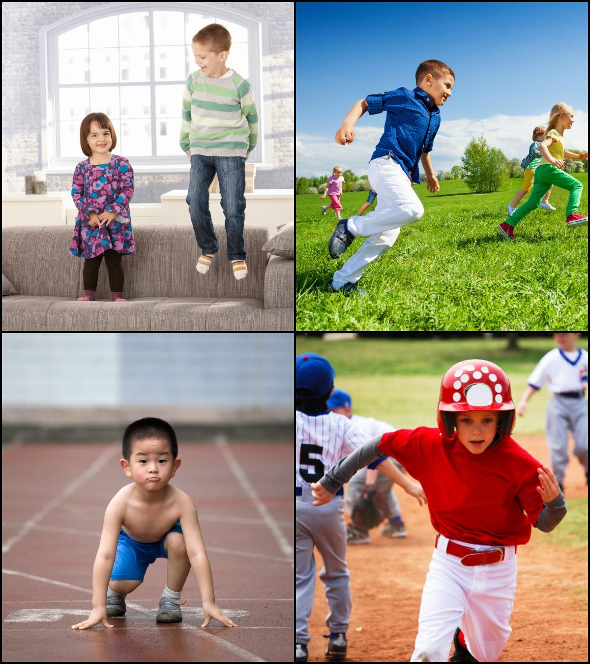 Kids Running, Indicating Fun Running Games