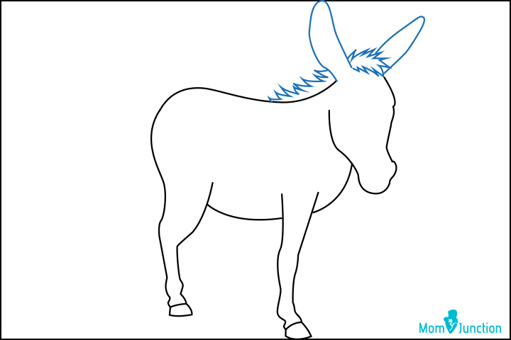 How To Draw A Donkey: Easy Step-By-Step Guide For Kids