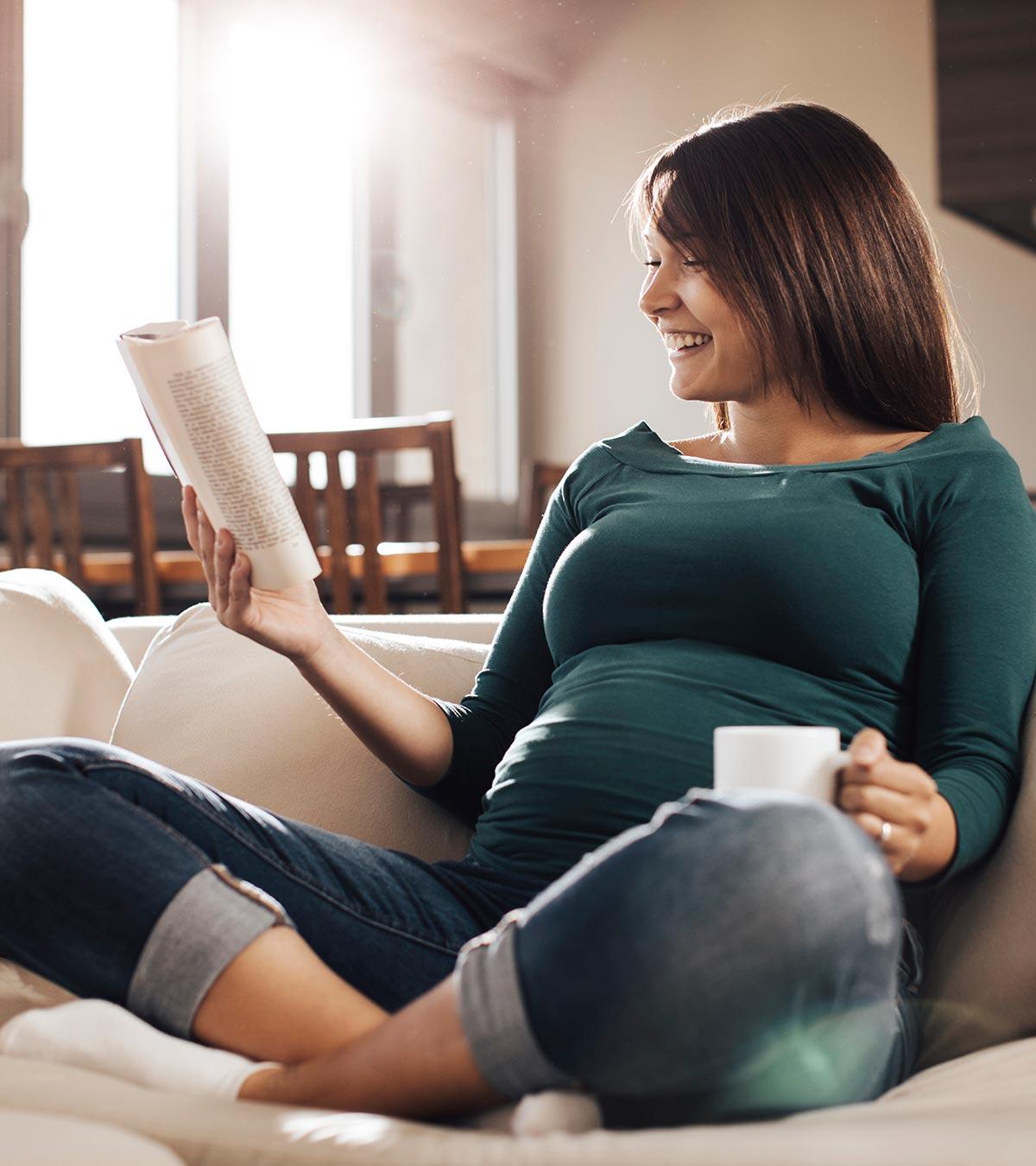 Pregnant Women Reading Funny Quotes