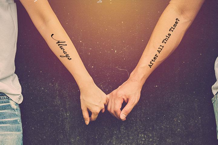 162 Unique Tattoos For Couples BFFs and Sisters