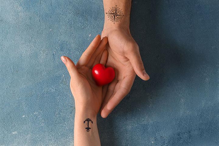 35 Matching Couple Tattoos to Inspire You - The Trend Spotter