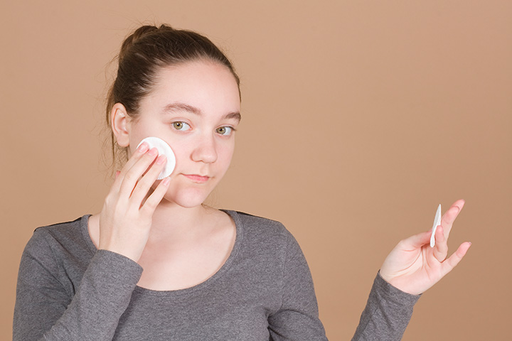 Toning as part of skin care for teens