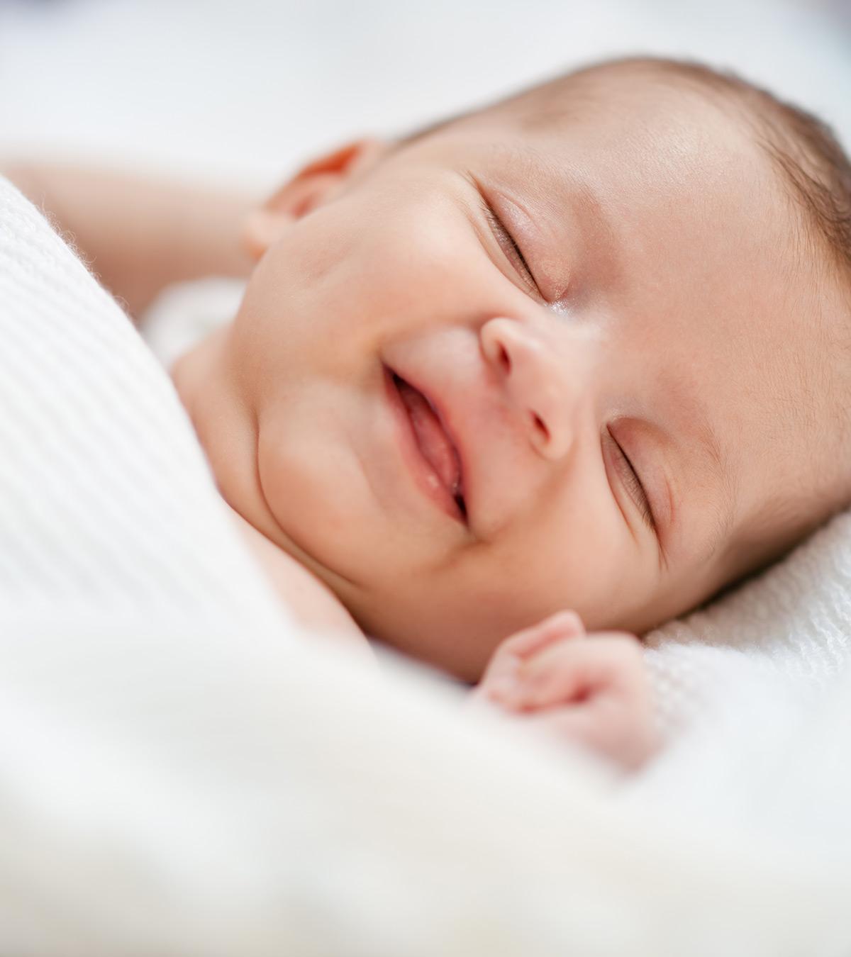 Baby Smiling In Sleep