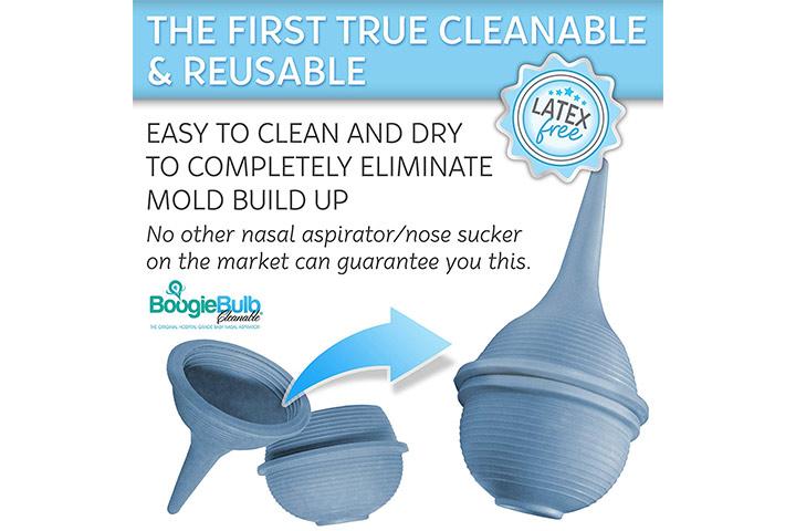 BoogieBulb Baby Nasal Aspirator and Booger Sucker for Smaller