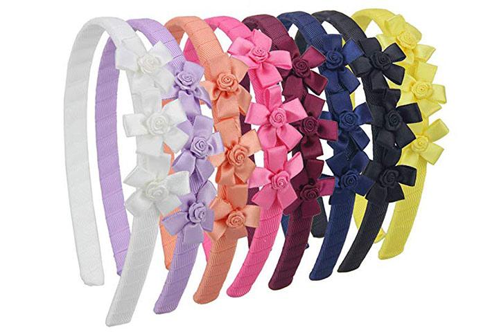 cloth Multicolor Hair Bands Hand made  set of 4 For Personal