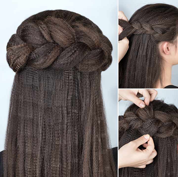 Crown braid, best braided hairstyles for girls