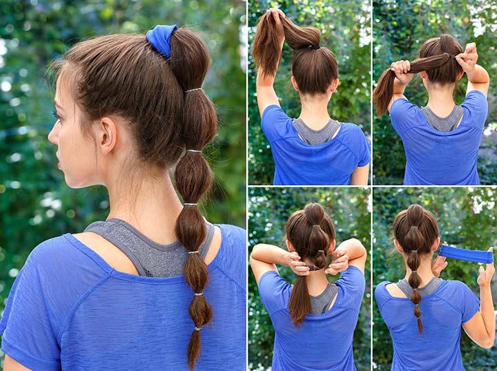 Bubble braid, best braided hairstyles for girls