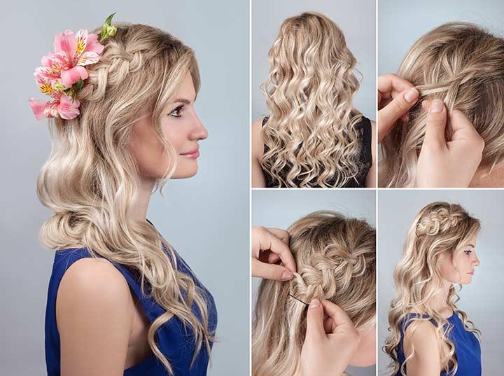 Side big braid, best braised hairstyles for girls