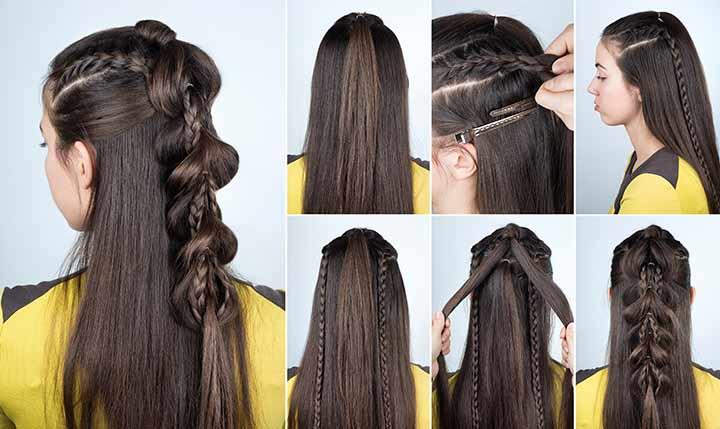 What type of hairstyle will go with a high neckline dress? - Quora