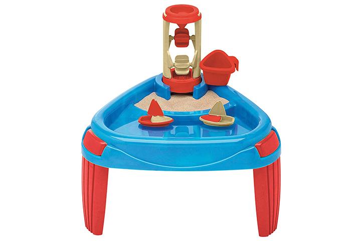 water wheel play table