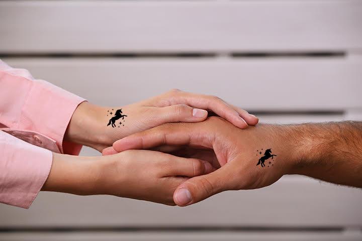 Matching Mother and Son Wrist Tattoos - wide 5