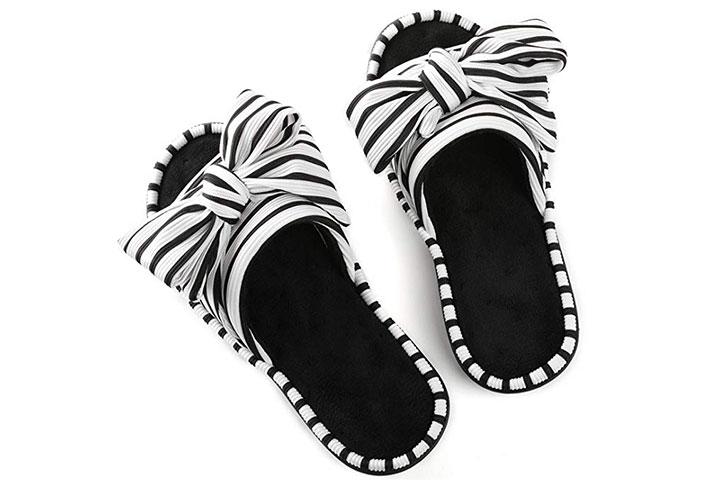 open toe slippers for girls