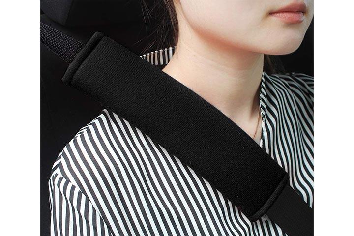 BAGILO Car Seat Belt Shoulder Pad Cover Car Safety Belt Pad Seat