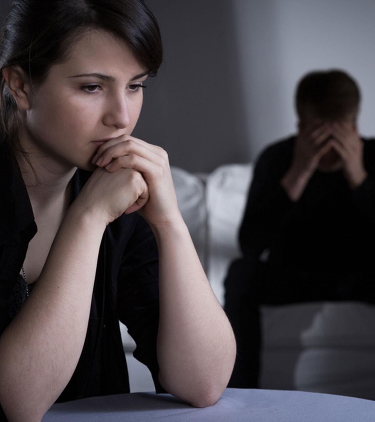 Husband Worrying About His Wife Who Doesn