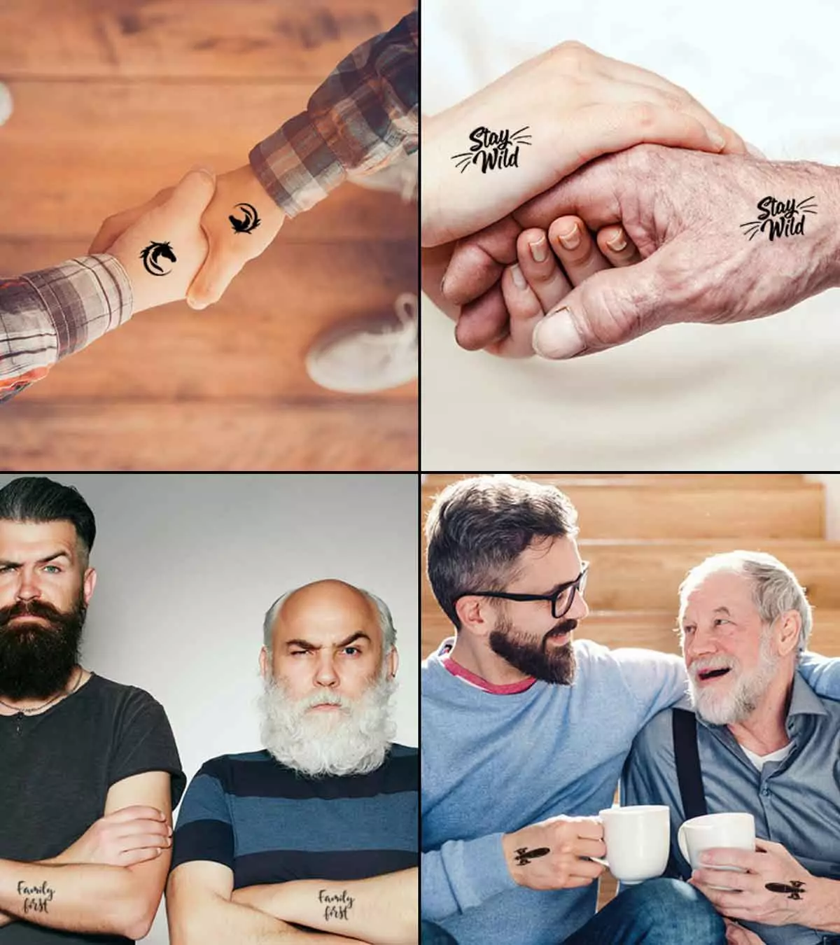 Tattoos That Say Fatherhood to Sons