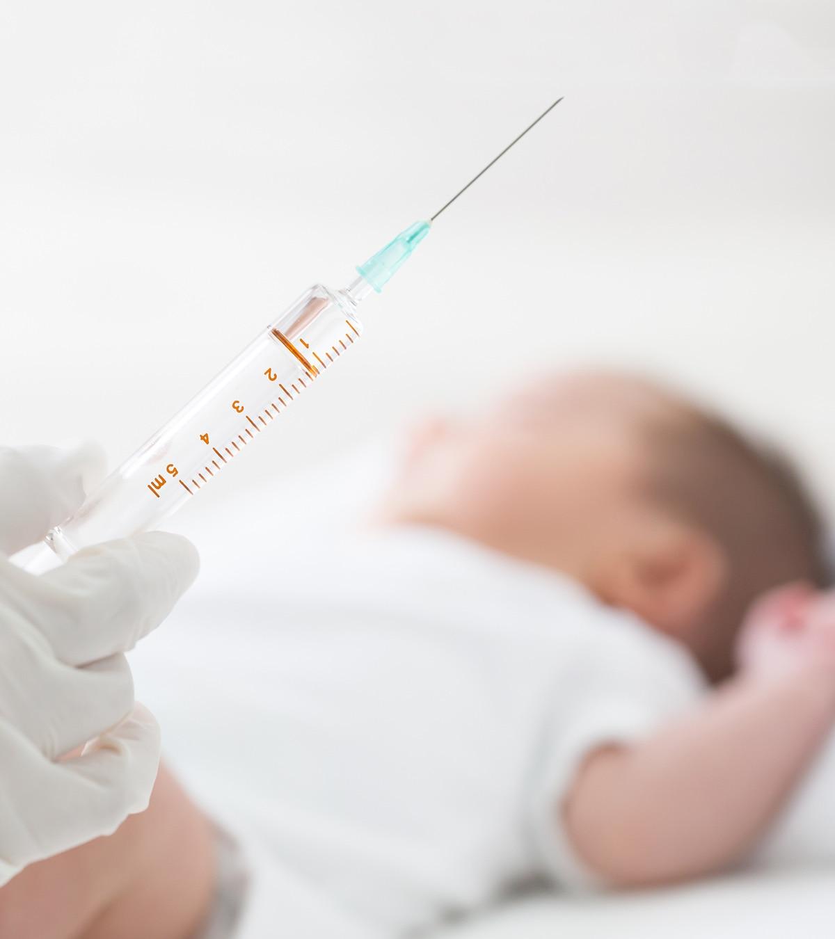 Baby Suffering From Fever After Vaccination