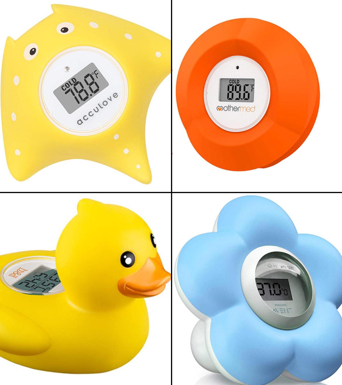 Baby bath with thermometer discount